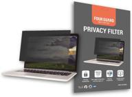 🔒 four guard 14.0 inch privacy screen filter - blue light reduction, anti glare, anti scratch protector film logo