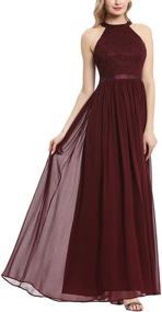 img 2 attached to Dressystar Sleeveless Cocktail Bridesmaid Burgundy Women's Clothing for Dresses