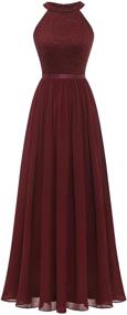 img 4 attached to Dressystar Sleeveless Cocktail Bridesmaid Burgundy Women's Clothing for Dresses