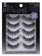 👁️ natural wispies: handmade reusable false eyelashes, super soft 100% human hair lashes (102) - elevate your look logo