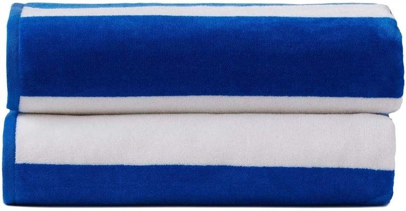 yarn dyed cabana stripe extra large absorbent 로고