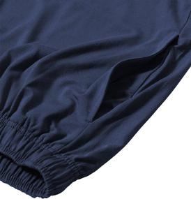 img 1 attached to 🩳 Latuza Pajama Shorts for Men - Black Sleepwear & Lounge Bottoms