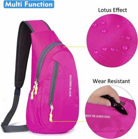 img 2 attached to 👜 Waterproof Lightweight Unisex Adult Crossbody Shoulder Bag