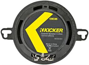 img 2 attached to Улучшенные автомобильные колонки Kicker CSC354, серия CS 3.5" 2-полосные коаксиальные динамики (46CSC354) с улучшенным звуком