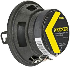 img 1 attached to Улучшенные автомобильные колонки Kicker CSC354, серия CS 3.5" 2-полосные коаксиальные динамики (46CSC354) с улучшенным звуком