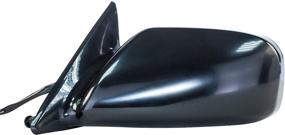 img 2 attached to 🔍 Unpainted Non-Heated Non-Folding Power Adjusting Driver Side Mirror for USA Built Toyota Camry (1997-2001) TO1320131 (VIN # starting with 1)