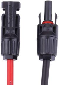 img 3 attached to 🔌 iGreely 10FT 10AWG Solar Panel Extension Cable with Female and Male Connectors