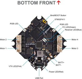 img 2 attached to BETAFPV F4 1S AIO Brushless Flight Controller SPI Frsky FCC 5A ESC Integrated 25mW VTX with BT2.0 Connector - Ideal for 1S FPV Brushless Whoop Drone (e.g., Meteor65) and FPV Micro Whoop Drones