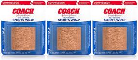 img 4 attached to 🏋️ Johnson & Johnson Self-Adhering Elastic Sports Compression Wrap - Support for Sprain, Strain, and Joint Recovery - Ankle, Wrist, and Elbow - 3 Pack - 2" x 2.2 yd