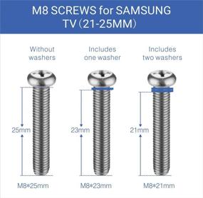 img 2 attached to 🔩 Винты M8 для телевизора Samsung: Прочные нержавеющие болты для крепления телевизоров 20-22/25 мм.