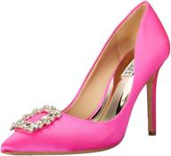 👠 stylish and sophisticated: badgley mischka womens cher electric pumps for women's shoes logo