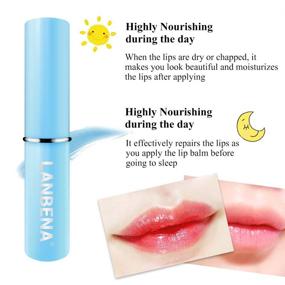 img 1 attached to 💋 Hyaluronic Acid Lip Balm by LANBENA: Moisturize Lips, Smooth Fine Lines, Relieve Dryness, Long-Lasting Protection, Nourishing Lip Care (1.8g / 0.06 fl oz)