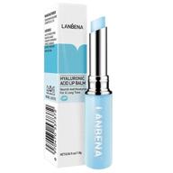 💋 hyaluronic acid lip balm by lanbena: moisturize lips, smooth fine lines, relieve dryness, long-lasting protection, nourishing lip care (1.8g / 0.06 fl oz) logo