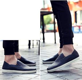 img 1 attached to 👞 Men's Mitvr Leather Fashion Loafers: Stylish Slip-Ons for Walking