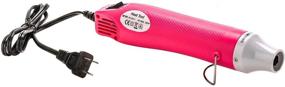 img 4 attached to 🔥 Mini Heat Gun-Paint Dryer Hot Air Blower for Crafts and DIY Projects (Pink)