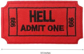 img 1 attached to 🎟️ Enhance Your Event Experience with our Admit Ticket Embroidered Patches Badge!