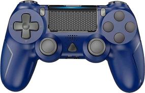 img 4 attached to 🎮 PS4 Wireless Gaming Controller, YCCSKY Gamepad Joypad with Gyro/Speaker/Vibration, Share Button, and Ergonomic Design for PS4/ Slim/ Pro (Blue)