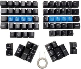 img 2 attached to 🔑 Dvorak Keycap Set for Kinesis Advantage2: Enhanced Typing Experience