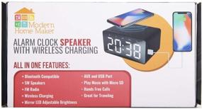img 1 attached to ModernHomeMaker Wireless Charging Radio Speakers