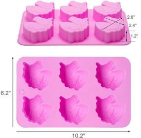 img 1 attached to 🦄 Palksky Unicorn Mold: High Quality 6-Cavity Silicone Soap & Bath Bomb Mold for Versatile Desserts & Crafts