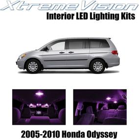 img 4 attached to Xtremevision Interior LED For Honda Odyssey 2005-2010 (11 Pieces) Pink Interior LED Kit Installation Tool