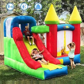 img 4 attached to 🏰 Inflatable Castle for Indoor Bouncing - YARD Bounce