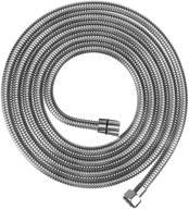 🚿 extra long 118 inches shower hose attachment - stainless steel shower hose extension for shower head, plus brass insert and nut replacement logo