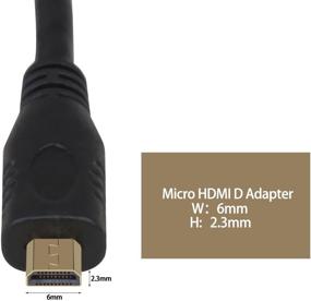 img 3 attached to 🎥 Адаптер-конвертер Anbear Micro HDMI в VGA - мужской на женский 1080p с аудио 3.5мм - покрытие золотом