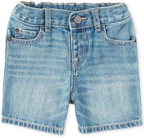 img 1 attached to Childrens Place Boys Denim Shorts Boys' Clothing in Shorts
