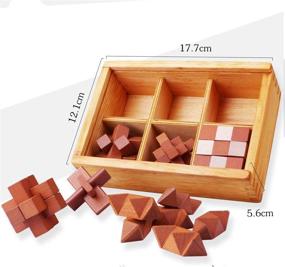 img 1 attached to Engaging Teaser Puzzle: 🧩 Interlocking Children's Puzzles for Skill Development