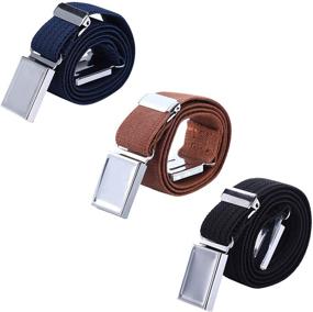 img 4 attached to 👦 Magnetic Buckle Belt - Stylish and Practical Addition to Boys' Accessories and Belts