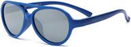 👓 sky aviator sunglasses for kids - flexfit frames by real kids shades logo