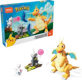 img 4 attached to Mega Construx Pokemon Dragonite Challenge: Unleash the Power of the Mighty Dragonite!