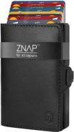 💼 minimalist men's wallet, card case & money organizer - znap slim wallet for men logo