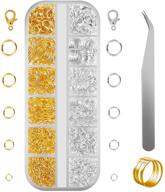 💎 premium jewelry making supplies kit: findings, jump rings, clasp - perfect for diy jewelry making - girls and adults logo