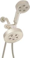 🚿 speakman vs-233010 neo combination shower head and hand shower with multi functions, brushed nickel logo