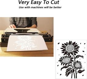 img 1 attached to 🎨 High-Quality 10 mil Mylar Stencil Material: 12 Sheets of Craft Plastic, Reusable, and Translucent. Blank Stencil Sheets & Templates for Crafts - 12x12 inches (12x12inch)