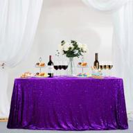 ✨ sequin tablecloth with payette design for glittery overlay and stunning sequences логотип