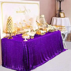 img 2 attached to ✨ Sequin Tablecloth with Payette Design for Glittery Overlay and Stunning Sequences