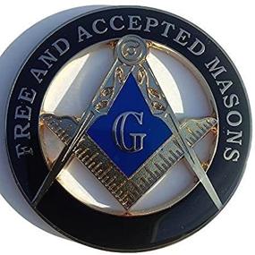 img 2 attached to Masonic Freemasonry Masons Heavy Emblem