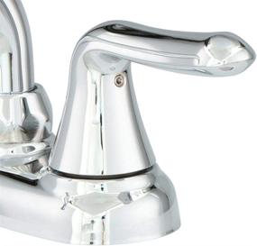 img 1 attached to 🚰 Quality Chrome Laundry Faucet: American Standard 2475.540.002 Colony Soft with Double-Handle, Brass Swing Spout, and Hose End