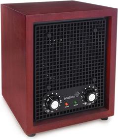 img 4 attached to 🍒 Ivation Ozone Generator Air Purifier, Ionizer & Deodorizer- Purifies 3,500 Sq/Ft, Eliminates Dust, Pollen, Pet Odors, Smoke, and More- Cherry