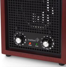 img 1 attached to 🍒 Ivation Ozone Generator Air Purifier, Ionizer & Deodorizer- Purifies 3,500 Sq/Ft, Eliminates Dust, Pollen, Pet Odors, Smoke, and More- Cherry
