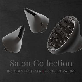 img 1 attached to 💨 Фен для волос Remington Salon Collection Air3D - Тихий керамический фен мощностью 1760 Вт, D7777, белый