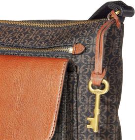 img 2 attached to 👜 Fossil Jacquard Women's Crossbody Handbag - Handbags & Wallets for Crossbody Bags