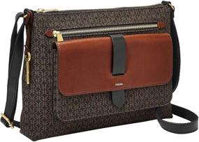 img 4 attached to 👜 Fossil Jacquard Women's Crossbody Handbag - Handbags & Wallets for Crossbody Bags