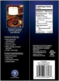 img 2 attached to 💡 GE Lighting 67607 Medium 7 Watt: Illuminate Efficiently with this Energy-Saving Bulb