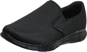 img 4 attached to 👞 Skechers Sport Equalizer Двойная мокасин мужская обувь без шнуровки для мокасин