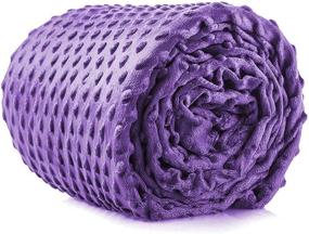 img 4 attached to 🛏 Dobeans Weighted Blanket Removable Purple Minky Cover for Adults Kids - Heavyweight Comforter Cotton Duvet Cover for Weighted Blanket (Only 60x80 Weighted Blanket Duvet Cover)