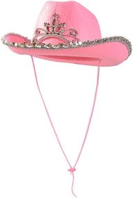 img 4 attached to 🤠 Funny Party Hats - Kids Cowboy Hat - Cowboy Costume Accessories